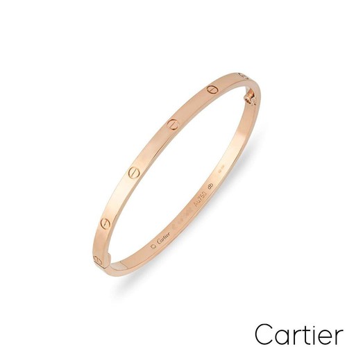 Cartier rose gold plain - cartier,