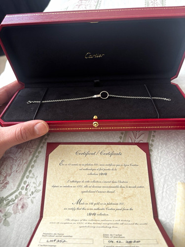 Cartier love bracelet on - love,