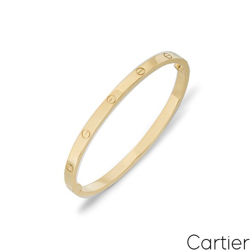 Cartier yellow gold - plain, sm