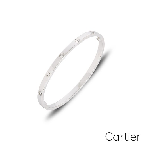 Cartier white gold diamond - white,
