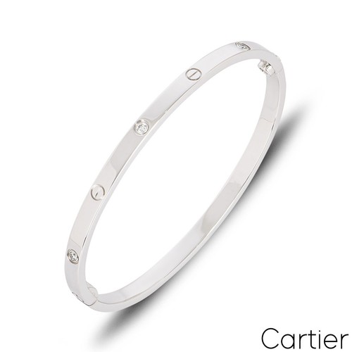 Cartier white gold - cartier, diamond