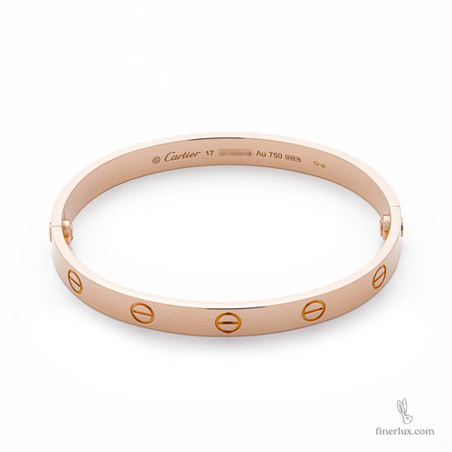 Cartier love bracelet 18k - cartier, rose