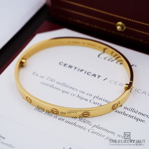 Cartier 18ct yellow gold love - 18ct,