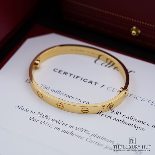 Cartier 18ct yellow gold love - yellow,