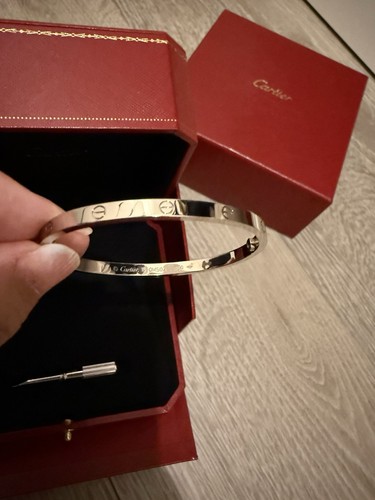 Small cartier white gold - white,