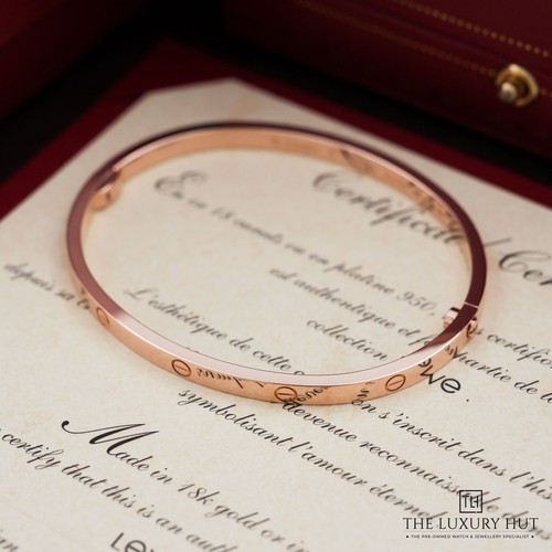 Cartier 18ct rose gold love - 18ct,