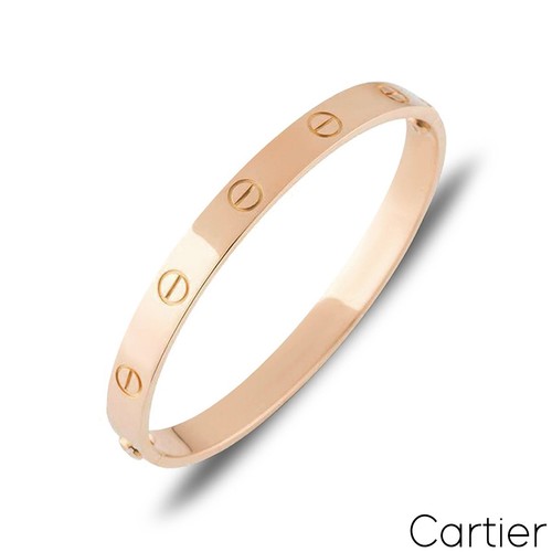 Cartier rose gold - rose, plain