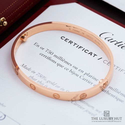 Cartier love bangle 18ct - love,