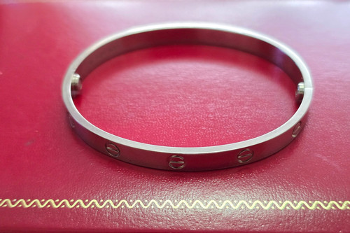Cartier love 18k 750 white - cartier, "love"
