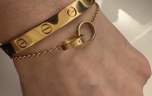 18k rose gold - rose, cartier