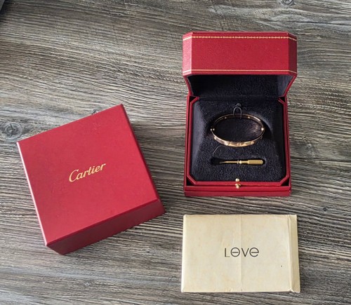 Cartier love bracelet 18ct - cartier,