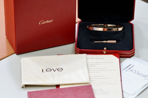 Cartier 18k love bracelet - cartier,