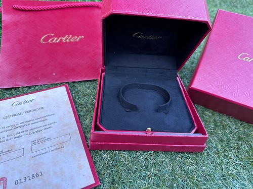 Cartier love bracelet box - cartier,