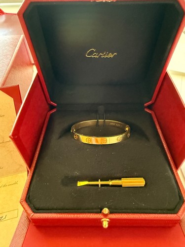 Cartier love bracelet yellow - cartier, bracelet,yellow